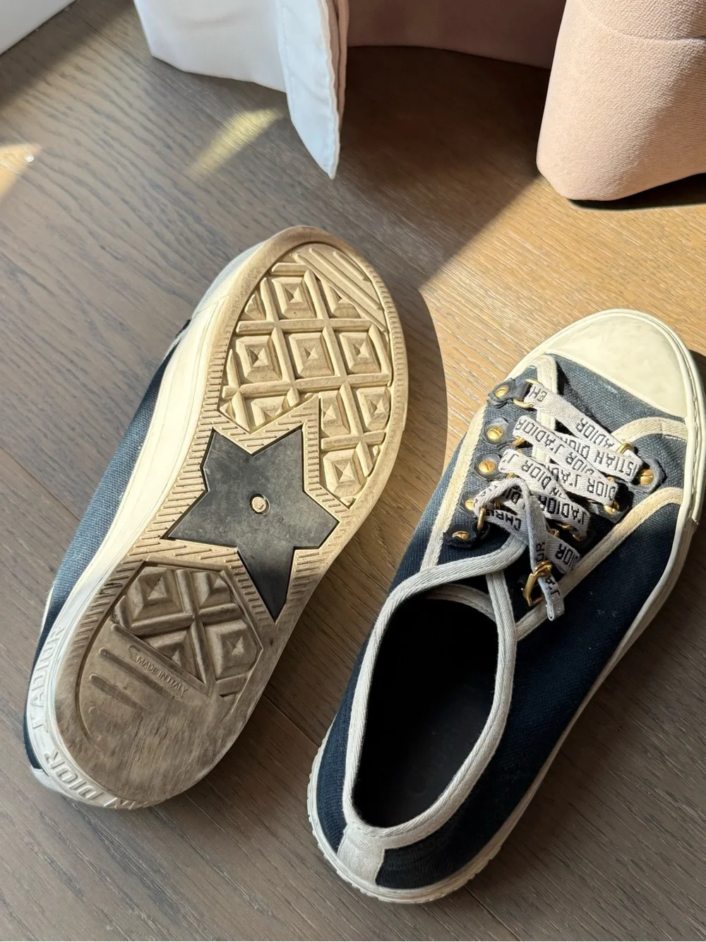 Dior Black and White Classic Sneakers